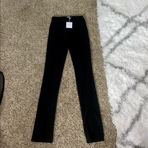 Adika split hem pants